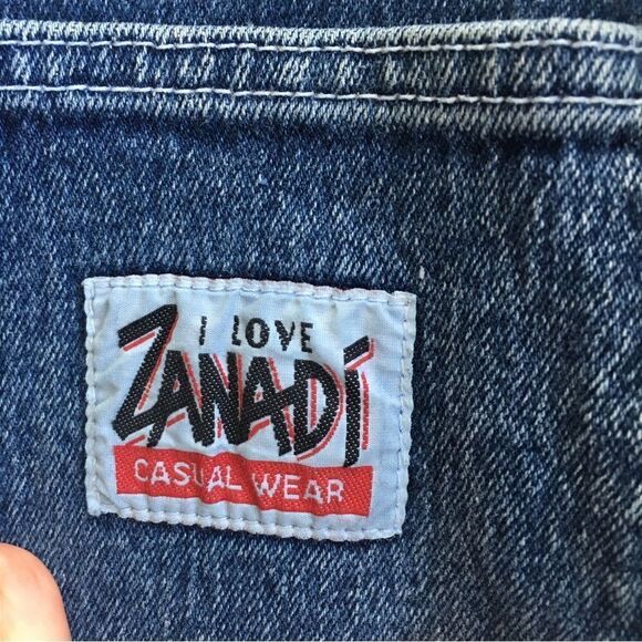VINTAGE ZANA DI JEANS WITH UNIQUE STUDDED SIDES - Picture 8 of 9